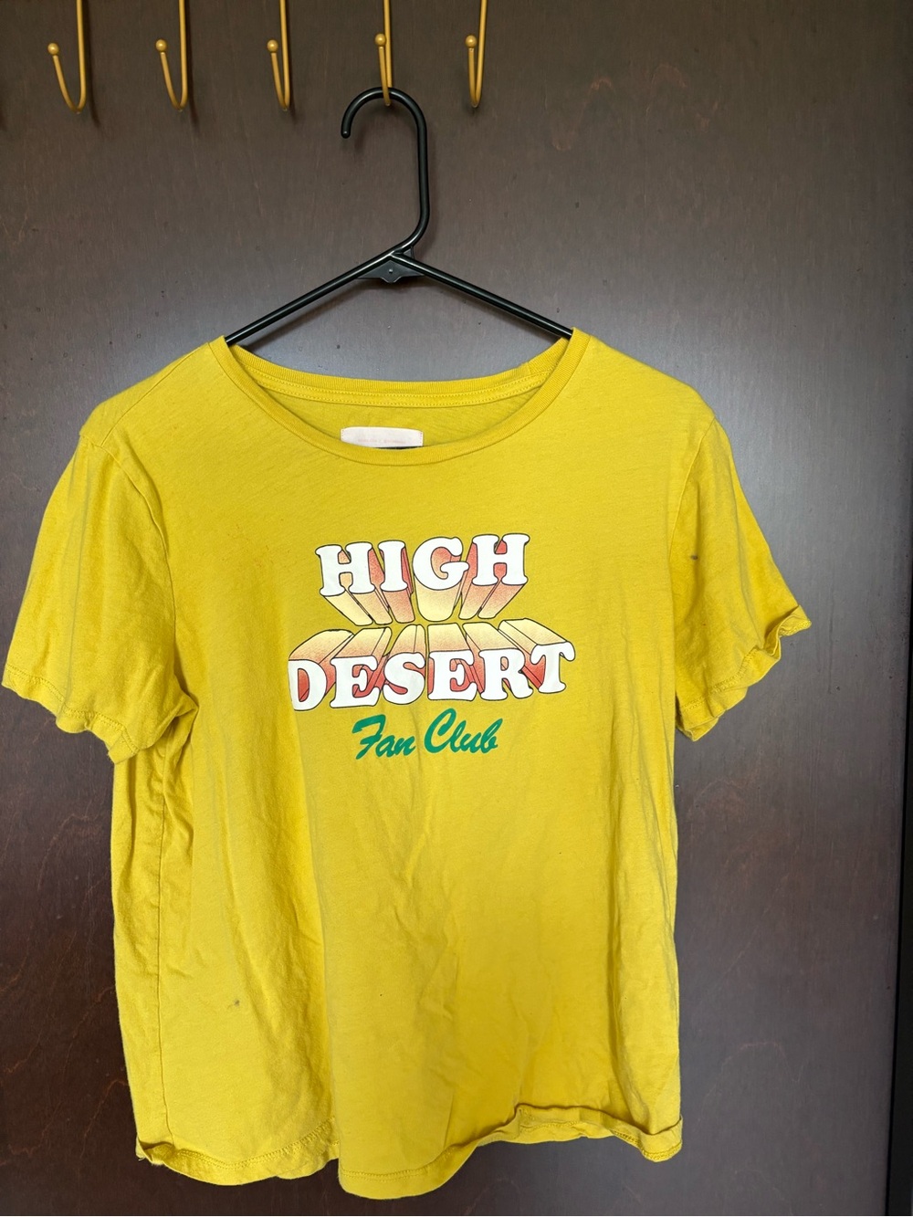Ban.do High Desert Fan Club Yellow Graphic Tee